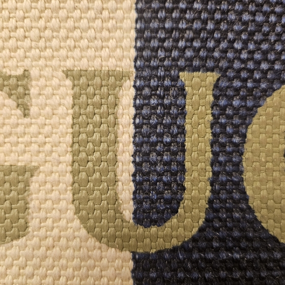 Gucci Web Stripe Canvas Zip Pouch Clutch - Picture 6 of 6